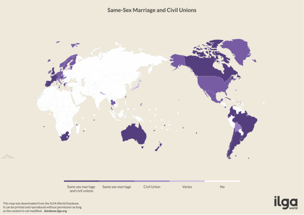 LGBT 同性婚 パートナーシップ 世界の状況